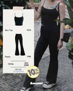 All BLACK 黑色運動休閒套装