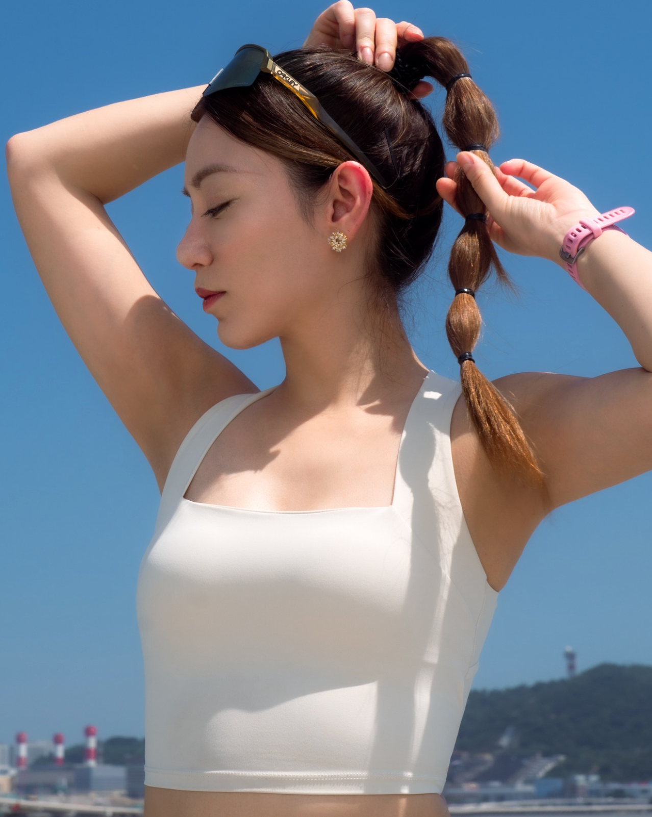 Amplify On X-Cropped Bra Top ➔ 全天系列 交叉短版 Bra Top