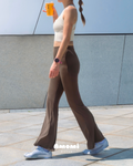 拿鐵套裝 · Latte Set ➔ Cropped Bra Top ☓ Flared Pants