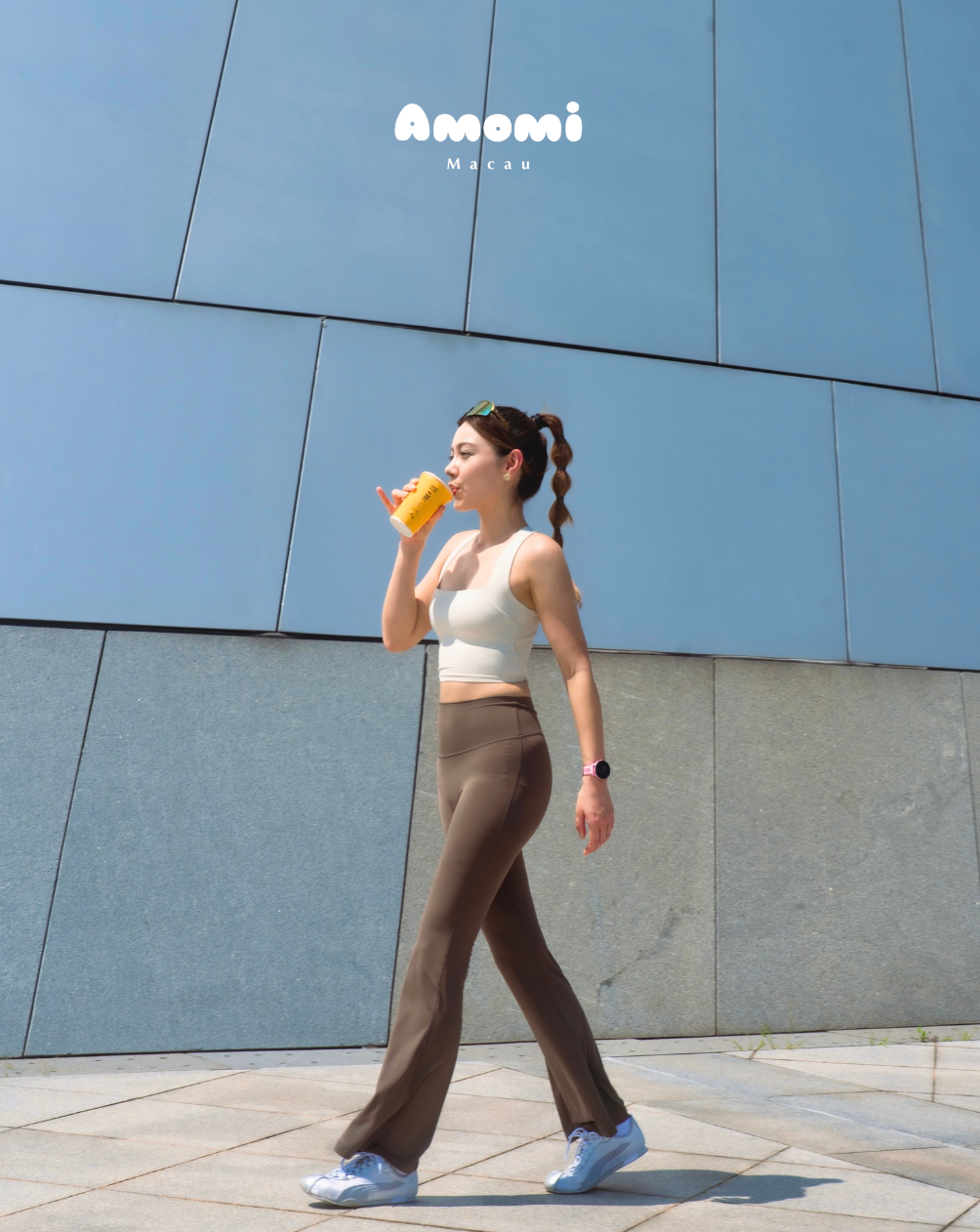 拿鐵套裝 · Latte Set ➔ Cropped Bra Top ☓ Flared Pants