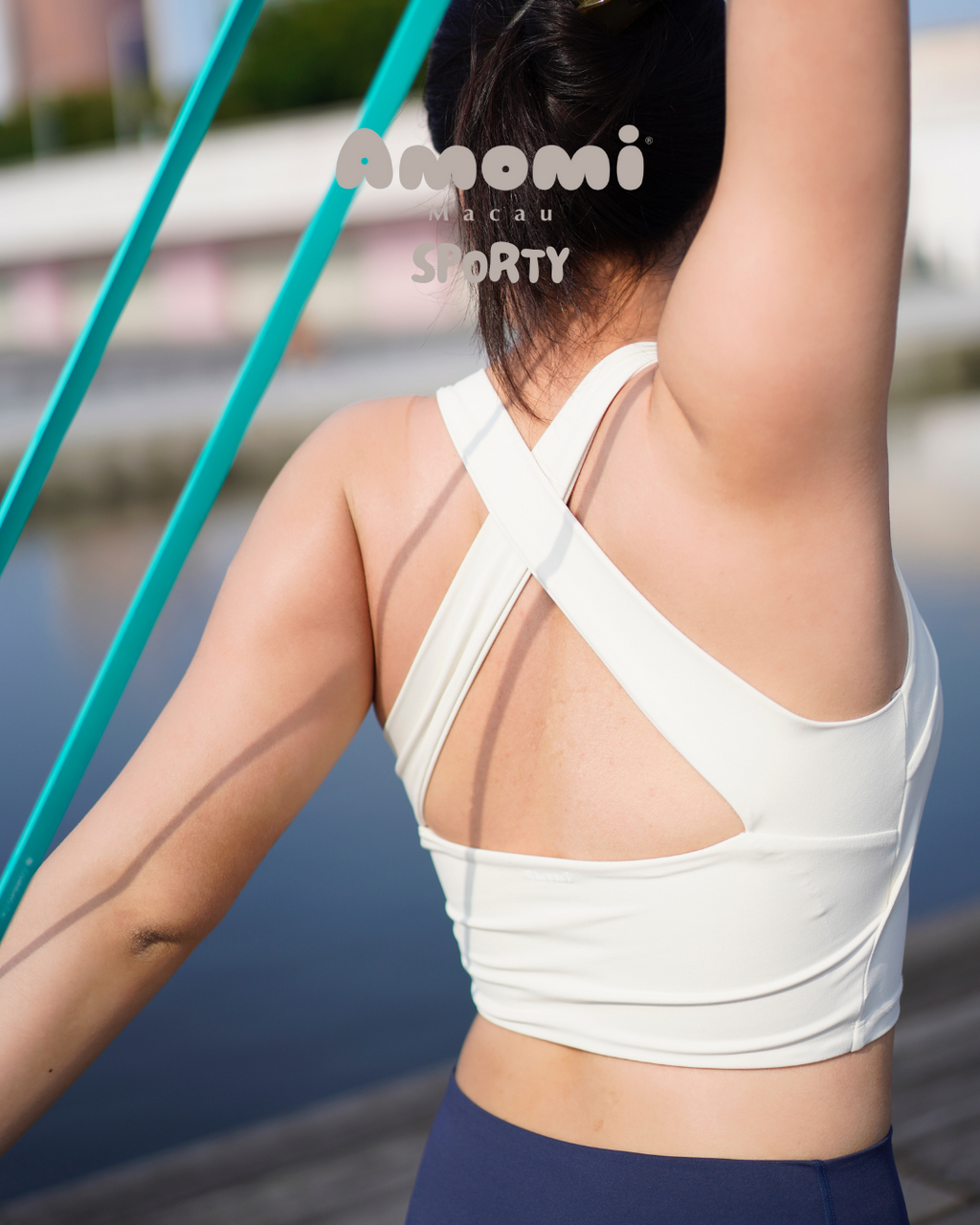 Amplify On X-Cropped Bra Top ➔ 全天系列 交叉短版 Bra Top