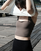 Amplify On X-Cropped Bra Top ➔ 全天系列 交叉短版 Bra Top