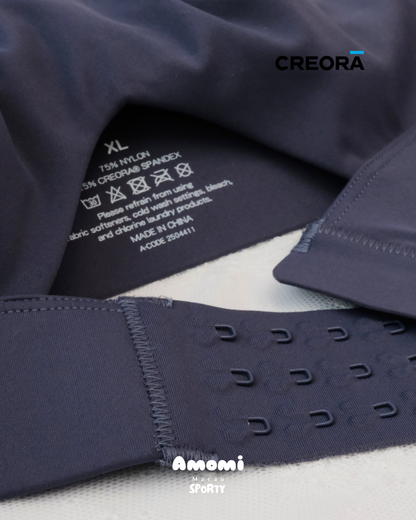 Creora®系列-固定一體式胸墊雙C美背可調節肩帶及背扣高強度運動內衣