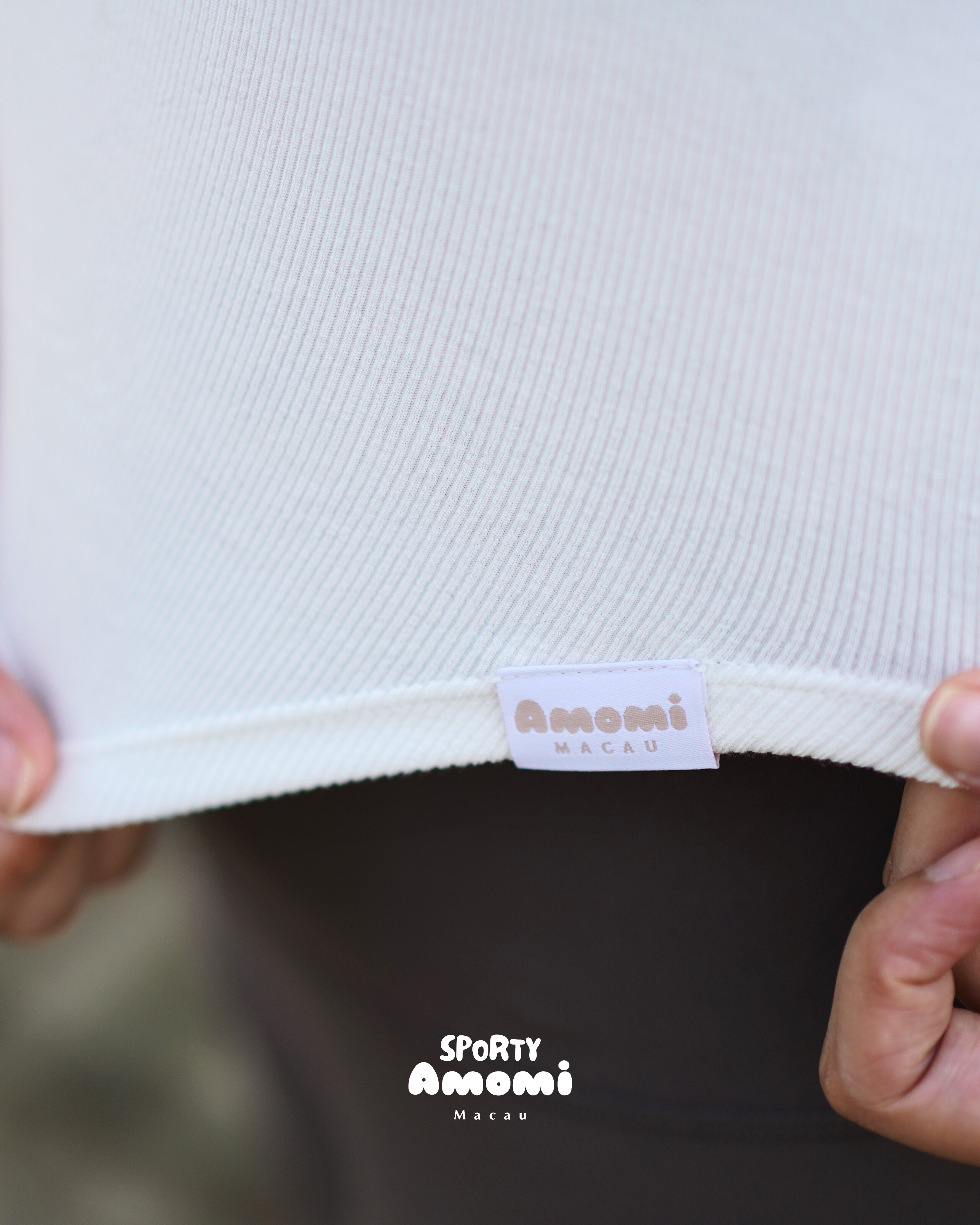 羅紋布短版Ribbed Tee